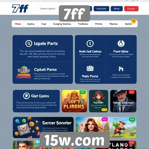 Análise das principais funcionalidades do site de jogos 7ff
